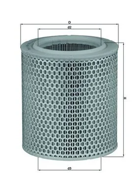 Vzduchový filtr KNECHT LX478/1