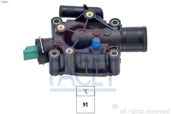 Termostat, chladivo FACET 7.8671