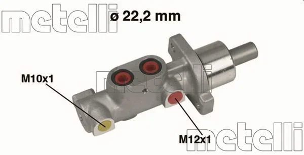 Hlavní brzdový válec METELLI 05-0365 – OE 4601.J4