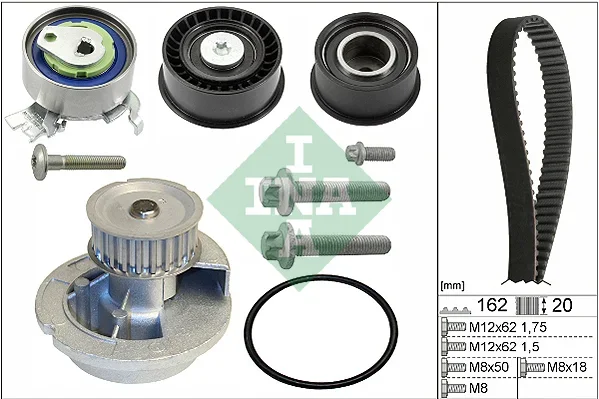 Vodni pumpa + sada ozubeneho remene Schaeffler INA 530044331