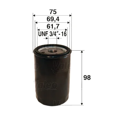 Olejový filtr VALEO 586067