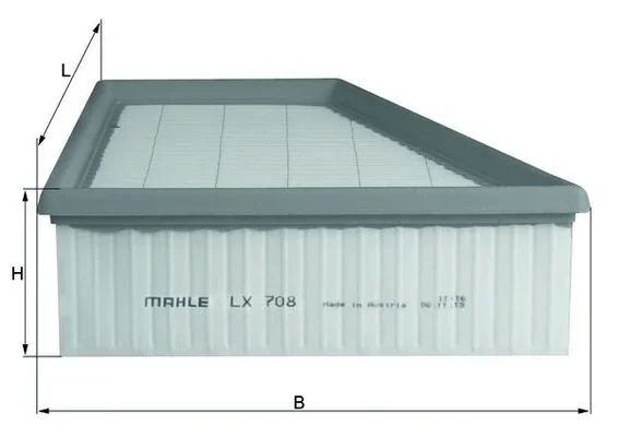 Vzduchový filtr MAHLE LX708