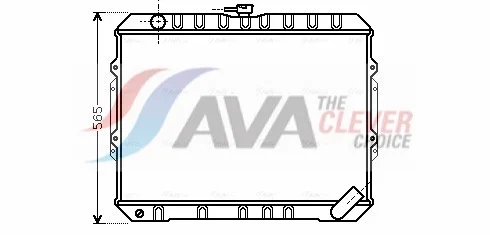 Chladič, chlazení motoru AVA Clever Choice MT2187 – OE MB422130 Chladič, chlazení motoru AVA Clever Choice MT2187 – OE MB422130