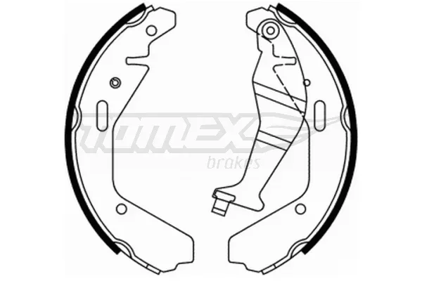 Sada brzdových čelistí Tomex Brakes TX21-94
