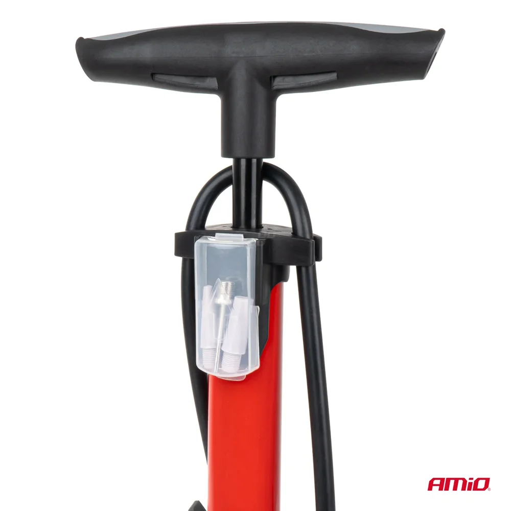 Ruční kovová pumpa s manometrem MINI PU08 AMiO-04343 - Obrázek 3