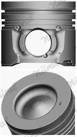 Píst NÜRAL 87-433607-00