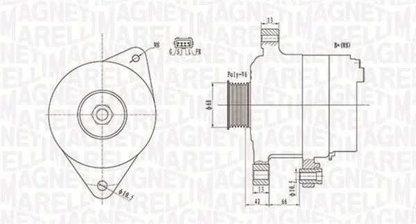 generátor MAGNETI MARELLI 063732112010 generátor MAGNETI MARELLI 063732112010