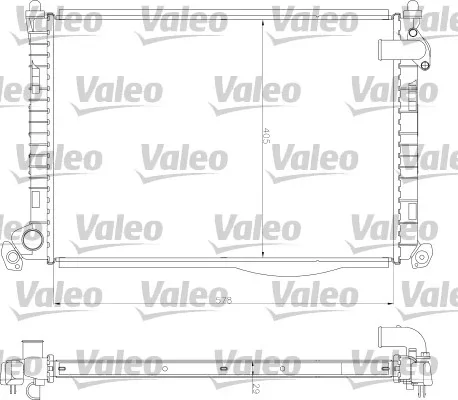 Chladič, chlazení motoru VALEO 734327