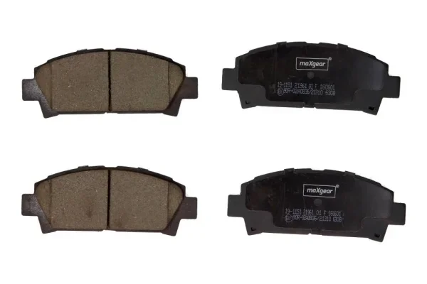 Sada brzdových destiček, kotoučová brzda MAXGEAR 19-1151
