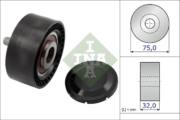 Vratna/vodici kladka, klinovy zebrovy remen Schaeffler INA 532072210