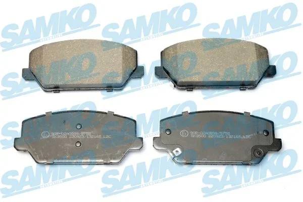 Sada brzdových destiček, kotoučová brzda SAMKO 5SP2165