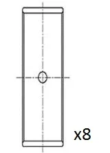 Ojniční ložisko FAI AutoParts BB2061-STD Ojniční ložisko FAI AutoParts BB2061-STD