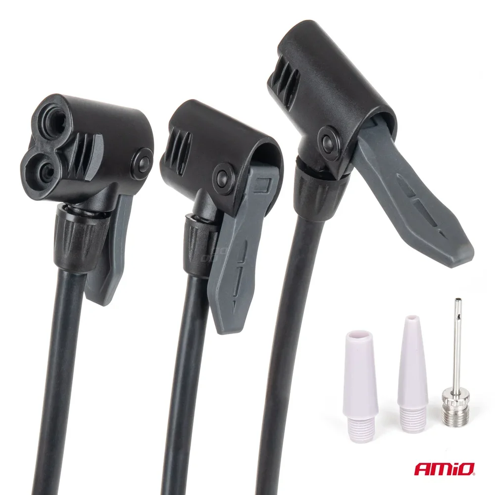 Ruční kovová pumpa s manometrem MINI PU08 AMiO-04343 - Obrázek 4