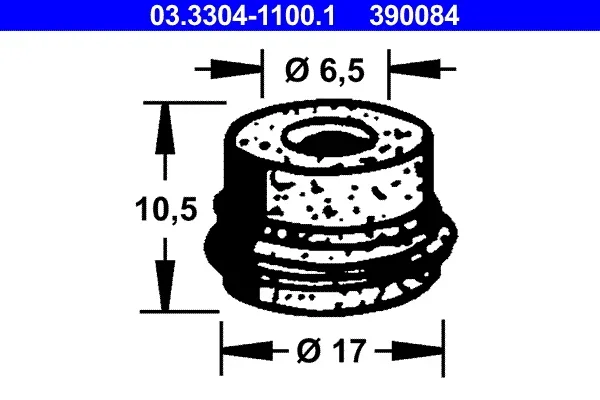 Uzaver nadrzky na brzdovou kapalinu ATE 03.3304-1100.1