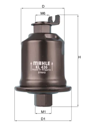 Palivový filtr KNECHT KL436
