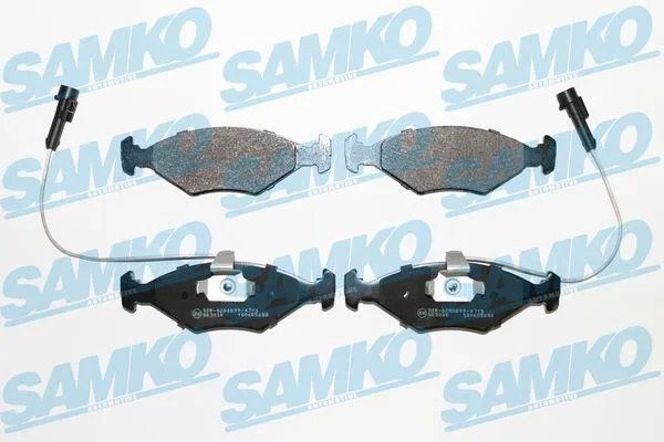 Sada brzdových destiček, kotoučová brzda SAMKO 5SP680 – OE 9948037