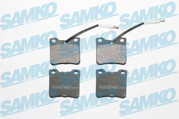 Sada brzdových destiček, kotoučová brzda SAMKO 5SP623 – OE 425081