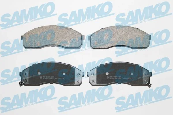 Sada brzdových destiček, kotoučová brzda SAMKO 5SP1072