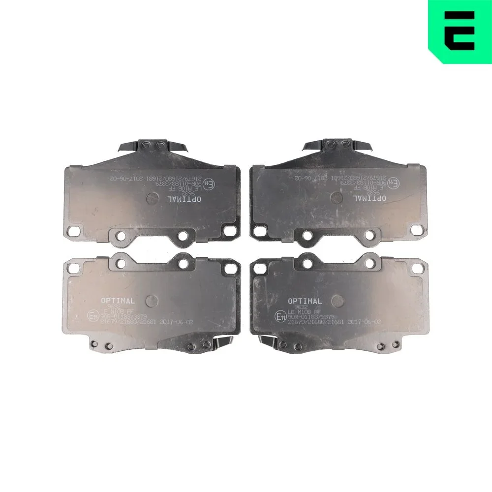 Sada brzdových destiček, kotoučová brzda OPTIMAL BP-09632