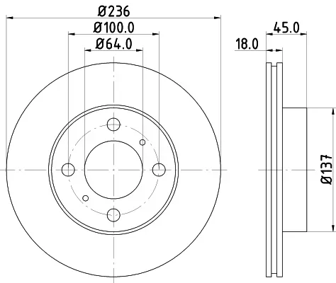 Brzdové kotouče Starline PB2079 Brzdové kotouče Starline PB2079