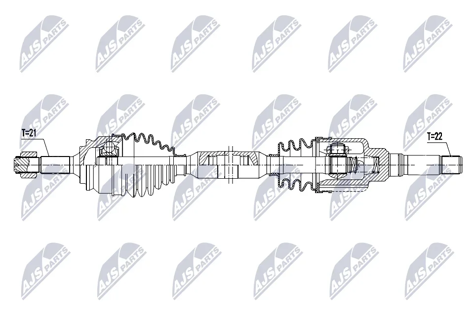 Hnací hřídel NTY NPW-PE-113