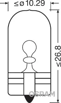 Zarovka, dverni svetlo ams-OSRAM 2825ULT Zarovka, dverni svetlo ams-OSRAM 2825ULT