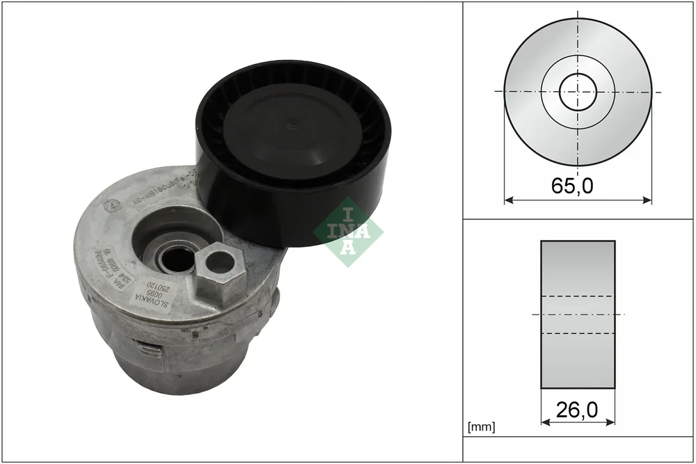Napinaci rameno, zebrovany klinovy remen Schaeffler INA 534026910