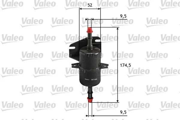 Palivový filtr VALEO 587018 Palivový filtr VALEO 587018
