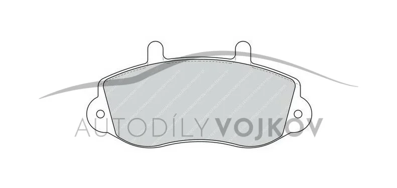 Brzdové destičky FERODO Van Range v:87178