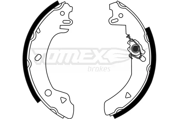 Sada brzdových čelistí Tomex Brakes TX23-22