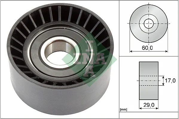 Vratna/vodici kladka, klinovy zebrovy remen Schaeffler INA 532036420