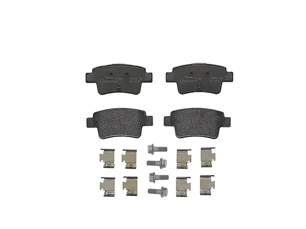 Sada brzdových destiček, kotoučová brzda BREMBO P23104