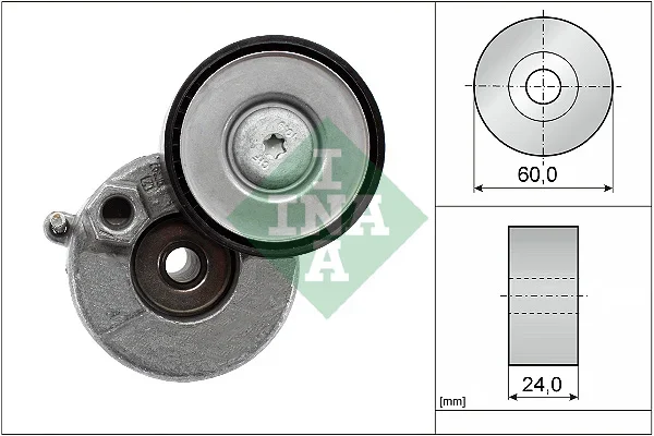 Napínák, žebrovaný klínový řemen Schaeffler INA 534072810