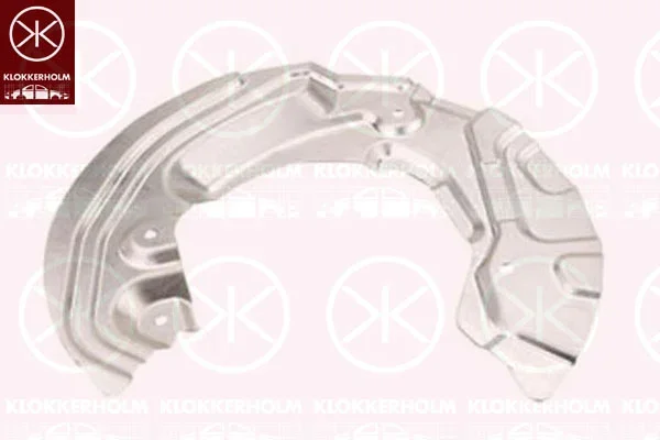 Ochranný plech proti rozstřikování, brzdový kotouč KLOKKERHOLM 0062378