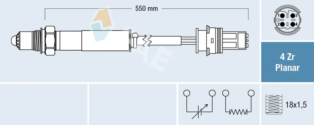 Lambda sonda FAE 77442