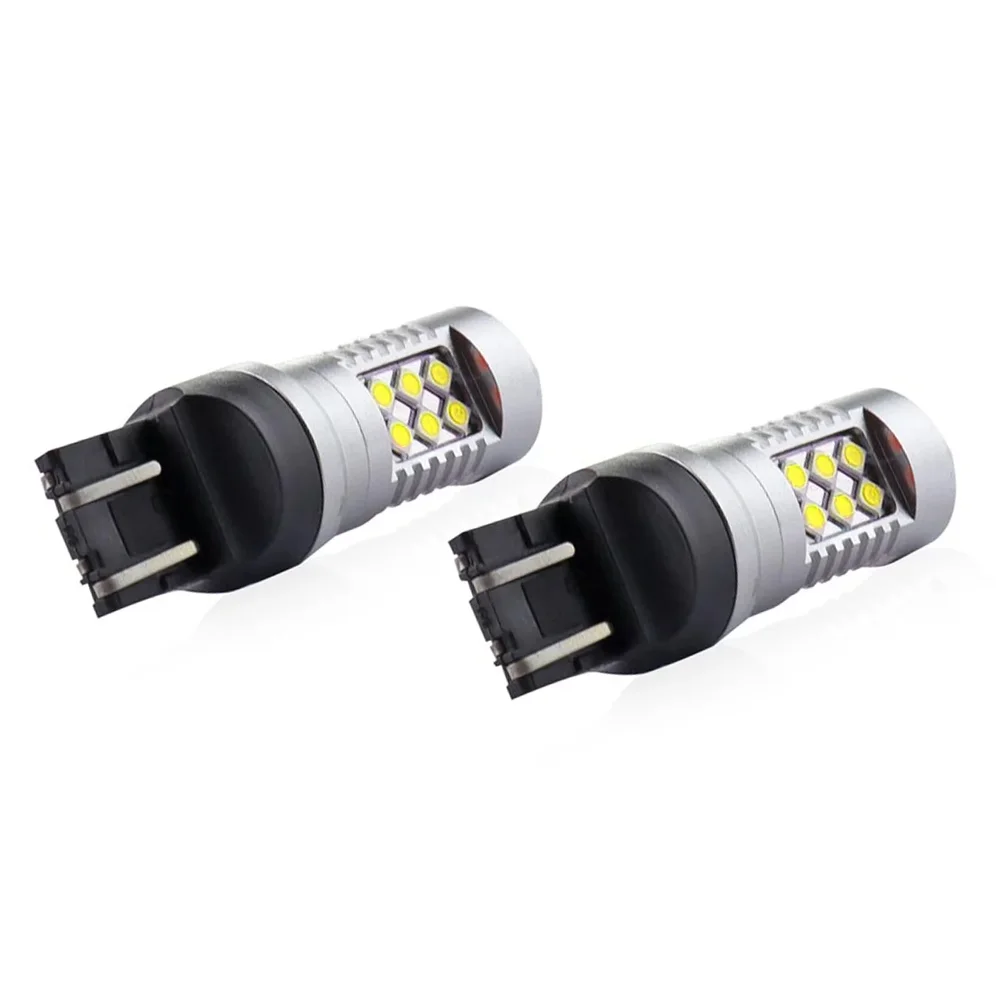 ZAROWKA LED 12V W21/5W T20 24XSMD BÍLÁ AMIO 02126 - Obrázek 3