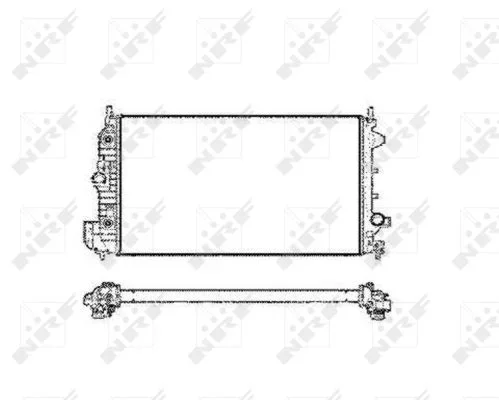 Chladič, chlazení motoru NRF 58205