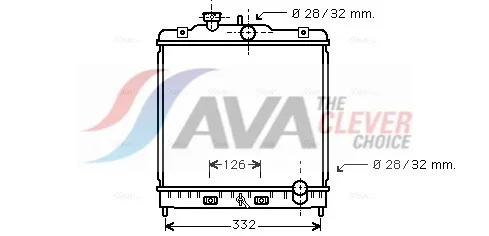 Chladič, chlazení motoru AVA Clever Choice HD2120