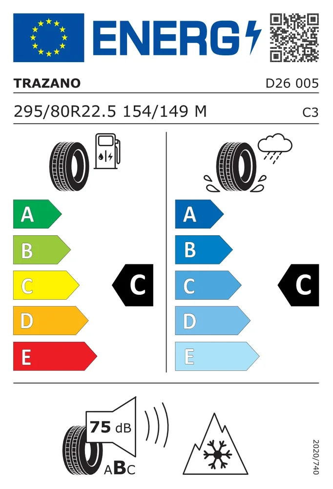 295/80R22.5 CTZ NTD26 TRAZANO 295/80R22.5CTZNTD26 295/80R22.5 CTZ NTD26 TRAZANO 295/80R22.5CTZNTD26