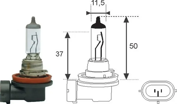 Zarovka, hlavni svetlomet MAGNETI MARELLI 002549100000