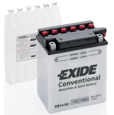 startovací baterie EXIDE EB14-B2 startovací baterie EXIDE EB14-B2