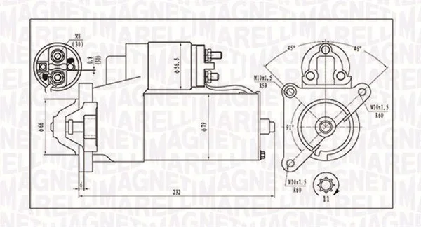 Startér MAGNETI MARELLI 063720373010
