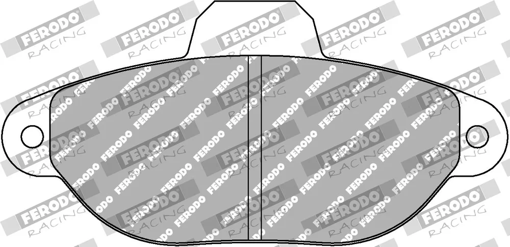 Sada brzdových destiček, kotoučová brzda FERODO RACING FCP925R