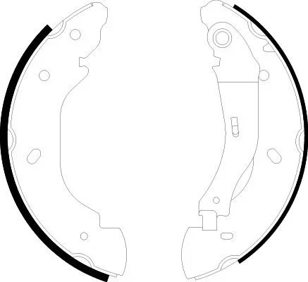 Brzdové čelisti Starline BC08580 Brzdové čelisti Starline BC08580
