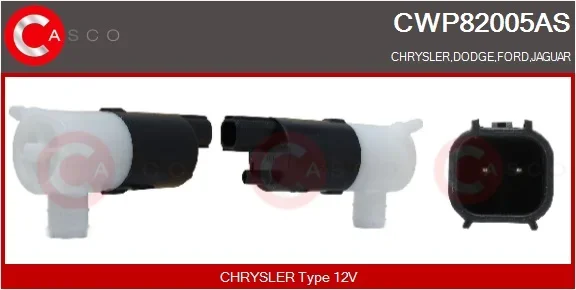 Vodní čerpadlo ostřikovače, čistění skel CASCO CWP82005AS