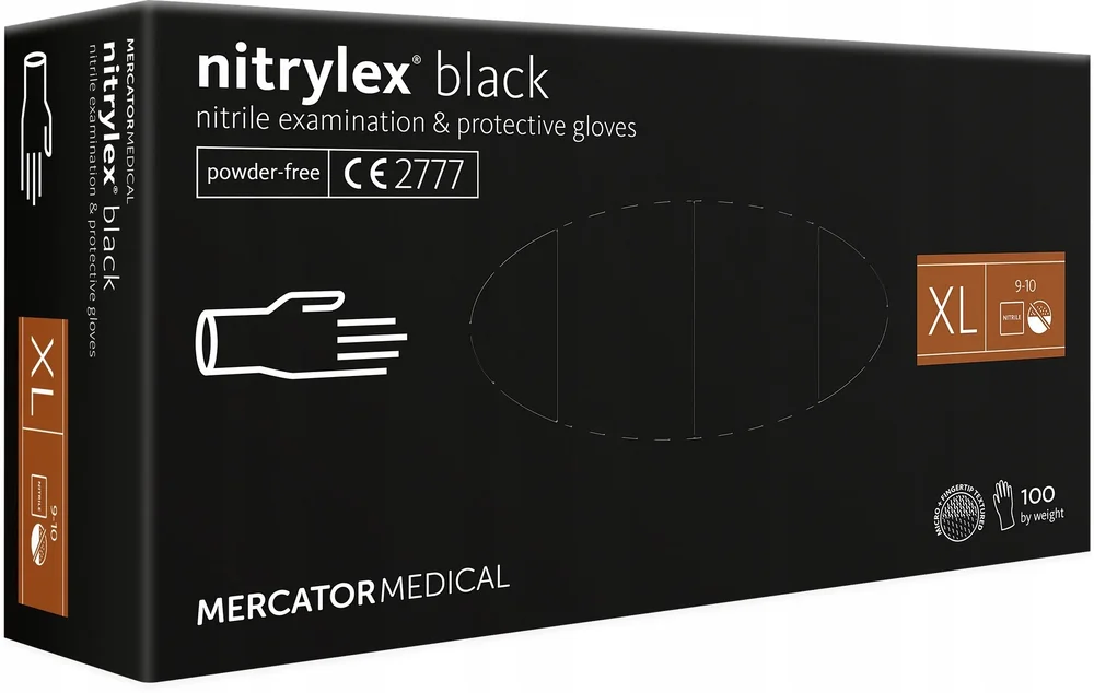 Nitrilové rukavice Nitrylex Basic vel. XL, 100 ks MERCATOR MER13529