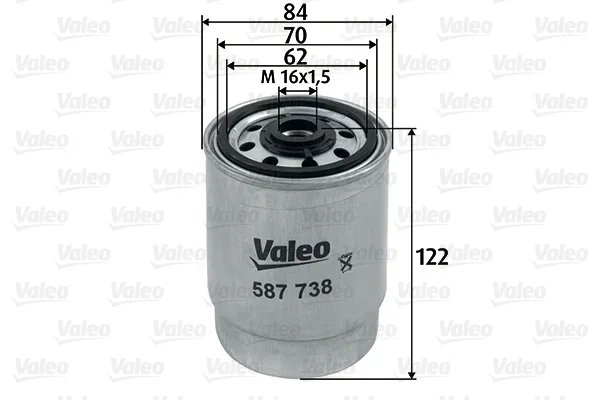 Palivový filtr VALEO 587738