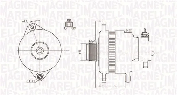 generátor MAGNETI MARELLI 063731900010