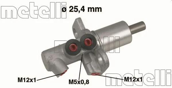 Hlavní brzdový válec METELLI 05-0458 – OE 8E0611021
