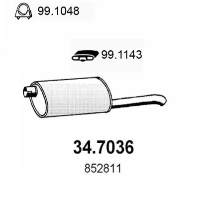 koncový díl výfuku STARLINE 32.24.401